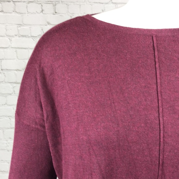 1X 2X Style & Co Berry Colored Tunic Sweater Plus Size - Picture 5 of 5